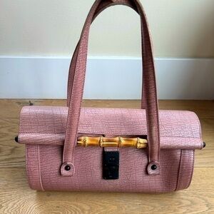 Gucci💕Bamboo Bullet Bag in Pink